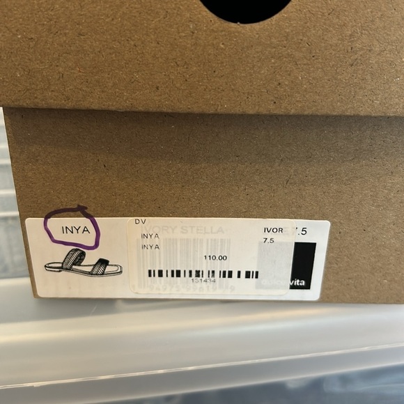 Dolce Vita Inya Sandal - Ivory NIB - Picture 8 of 11